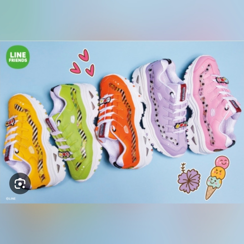 Skechers Line Friends Sneakers Orange